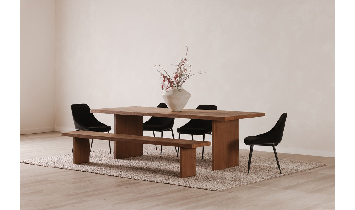 Oak Koshi Bench Sandblasted Amber Oak view 2