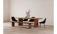 Oak Koshi Bench Sandblasted Amber Oak view 2