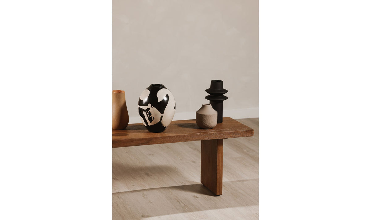 Oak Koshi Bench Sandblasted Amber Oak view 5