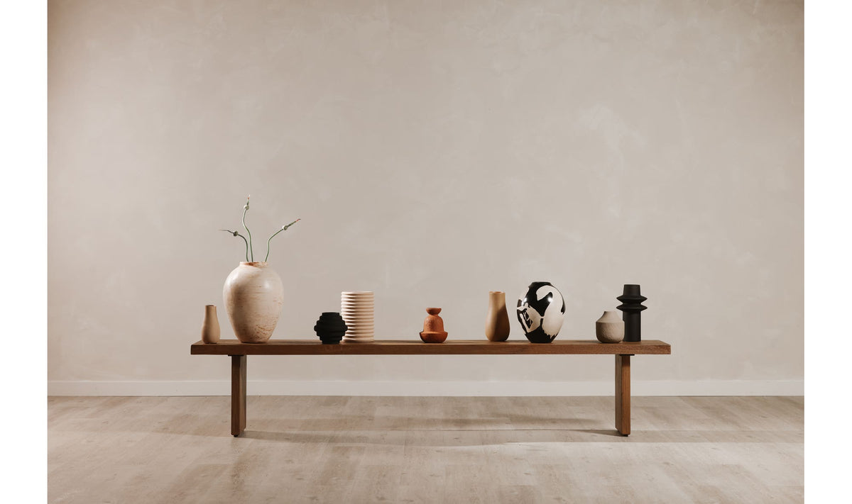 Oak Koshi Bench Sandblasted Amber Oak view 6
