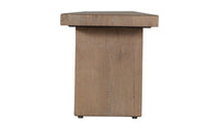 Oak Koshi Bench Sandblasted Amber Oak view 8