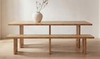 Tessa Dining Bench Natural view 2