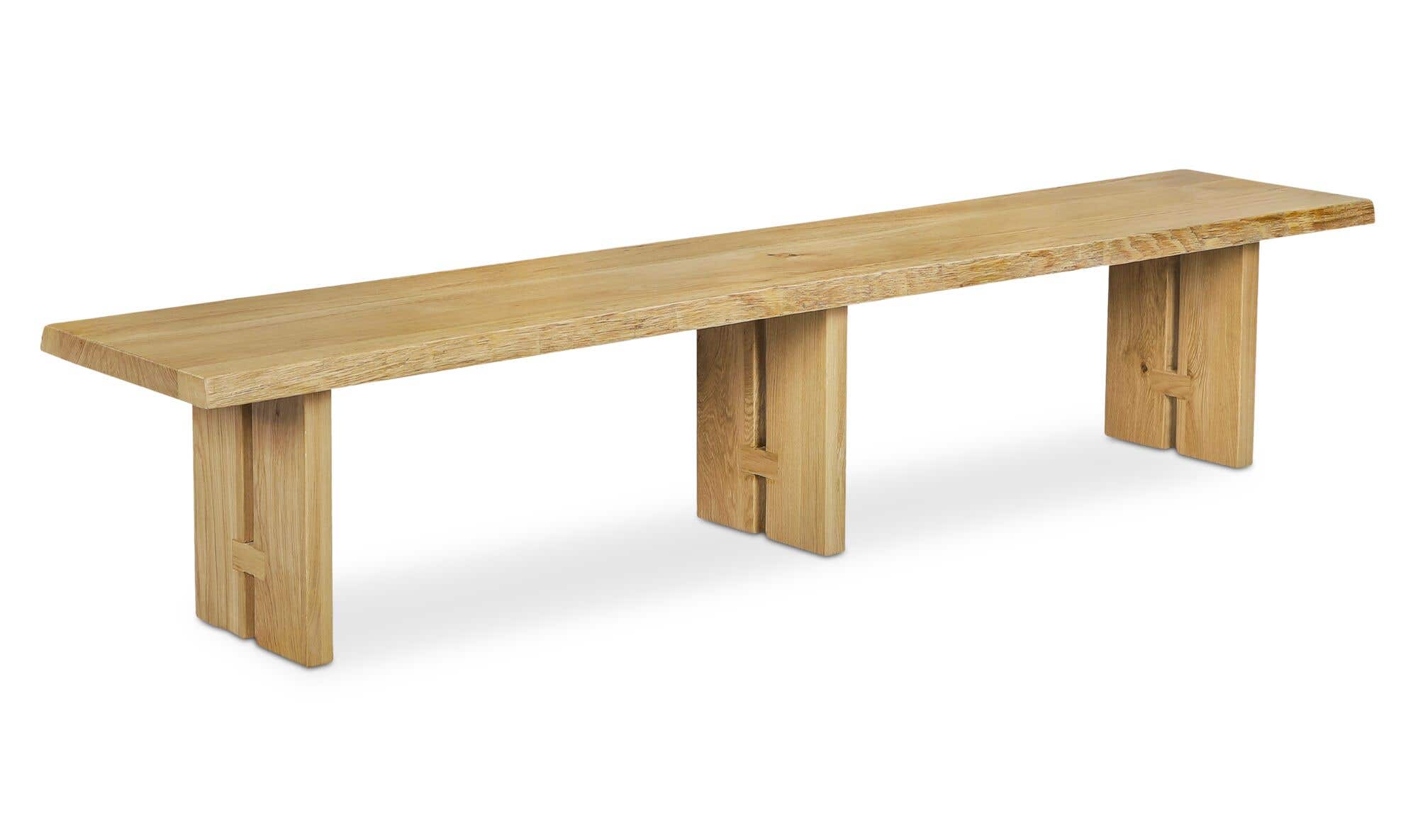 Tessa Dining Bench Natural view 3