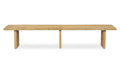Tessa Dining Bench Natural front