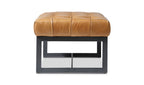 Leather Wyatt Bench, Tan