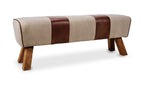 Upholstered Pommel Bench