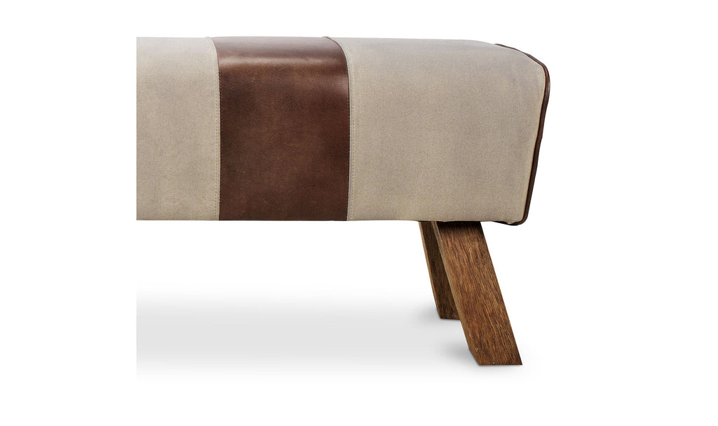 Upholstered Pommel Bench