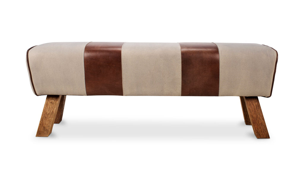 Upholstered Pommel Bench