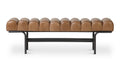 Upholstered Harrison Bench, Tan