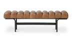 Upholstered Harrison Bench, Tan