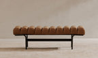 Upholstered Harrison Bench, Tan