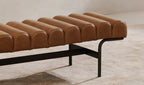 Upholstered Harrison Bench, Tan
