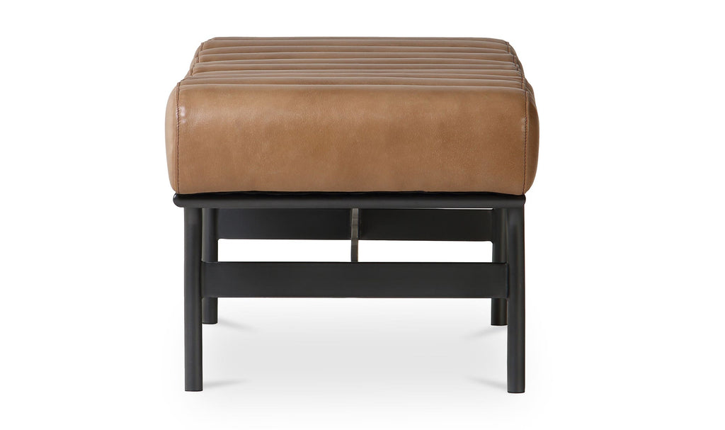 Upholstered Harrison Bench, Tan