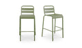 Aluminum Outdoor Kade Bar Stool Green