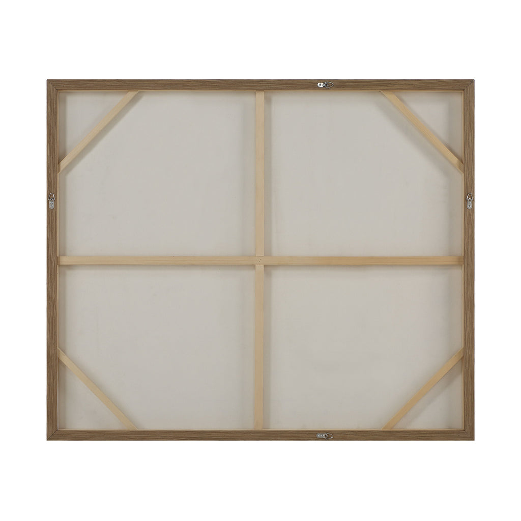 Reims art by Renwil, cotton canvas, medium walnut frame