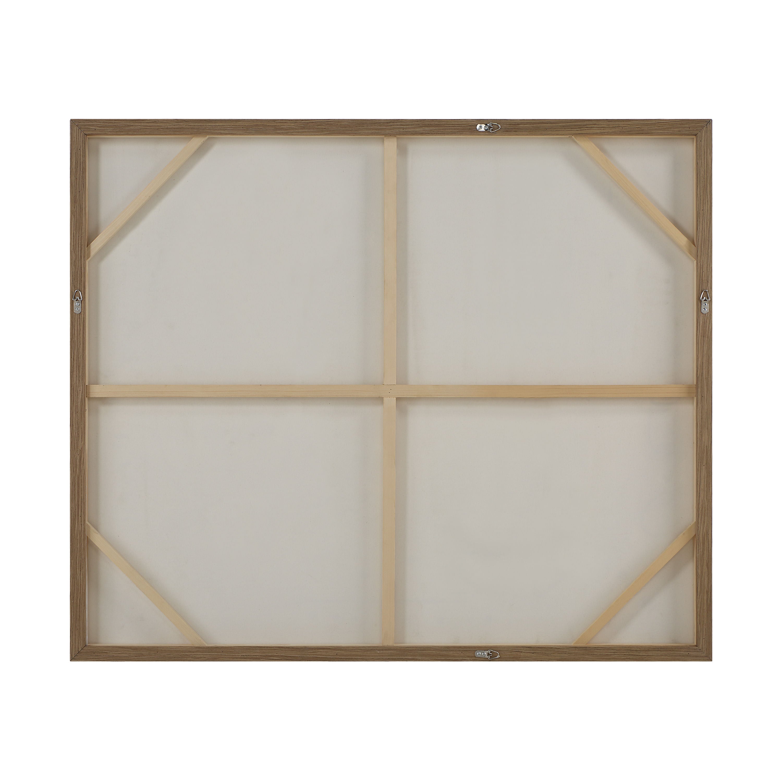 Reims art by Renwil, cotton canvas, medium walnut frame