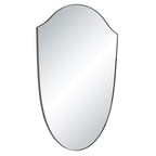 Reims wall mirror by Renwil, stainless steel, brass finish