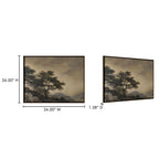 Reverie framed painting by Moe's Home Collection, canvas, soft brushwork multicolor composition