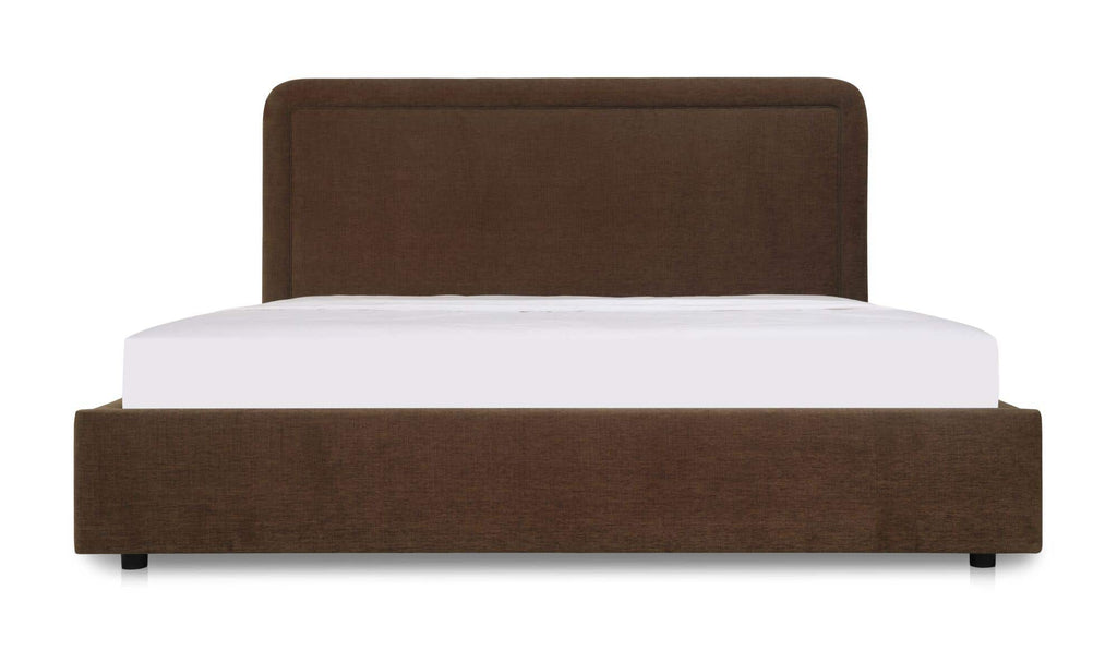 Simon King Storage Bed Brown