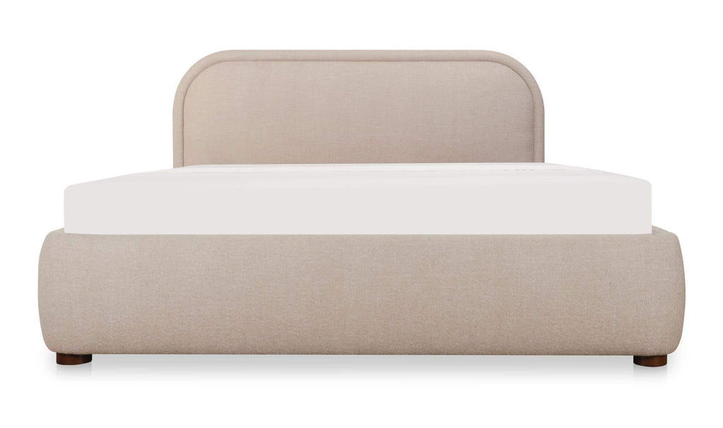 Colin Queen Storage Bed Light Brown