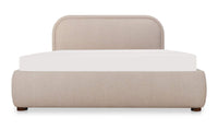 Colin Queen Storage Bed Light Brown