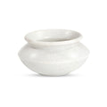 Romano vessel by Moe's Home Collection, Rajnagar white marble, wide-shouldered