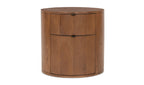 Theo 2 Drawer Nightstand Brown