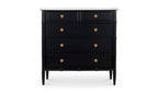 Eleanor 5 Drawer Chest Black