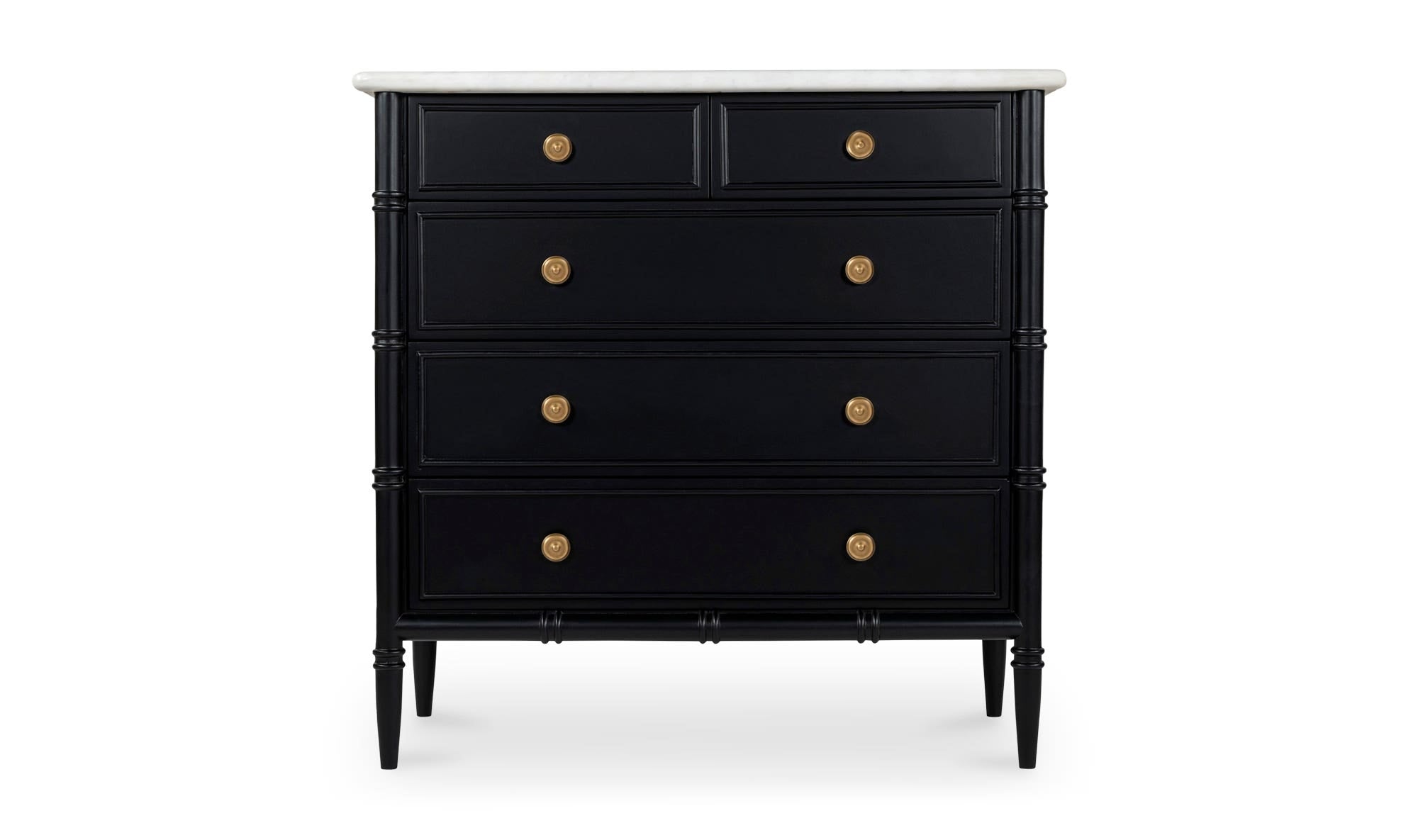 Eleanor 5 Drawer Chest Black