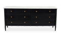 Eleanor 6 Drawer Dresser Black