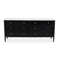 Eleanor Marble 6 Drawer Dresser