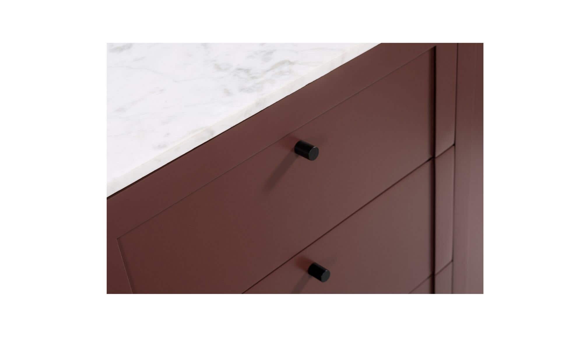 Nadine Sideboard Deep Burgundy view 8