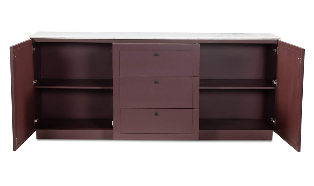 Nadine Sideboard Deep Burgundy view 4