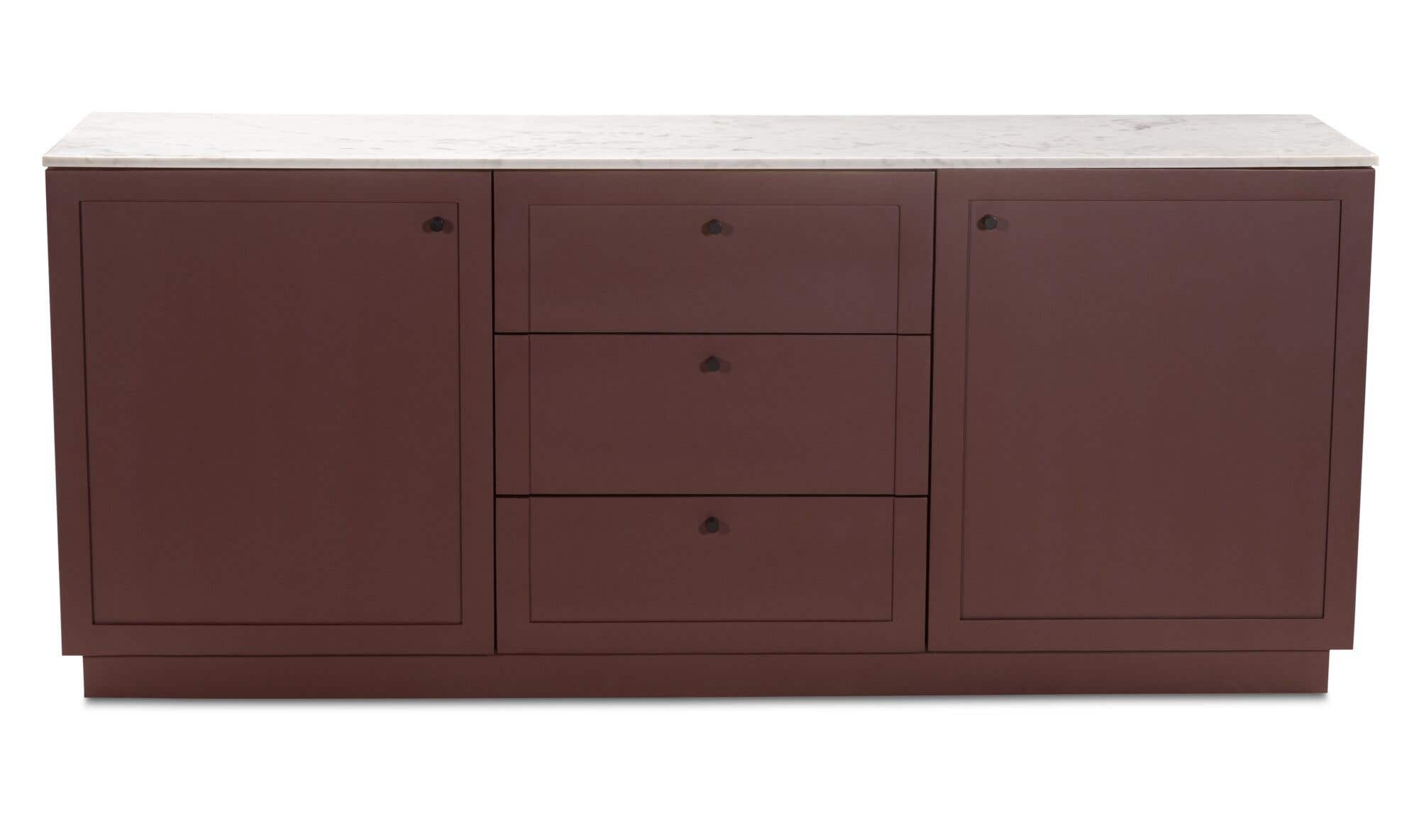 Nadine Sideboard Deep Burgundy front