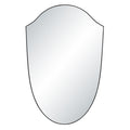 Ryker wall mirror by Renwil, iron, matte black finish
