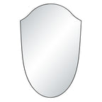 Ryker wall mirror by Renwil, iron, matte black finish