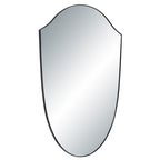 Ryker wall mirror by Renwil, iron, matte black finish
