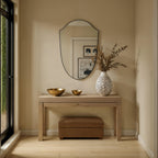 Ryker wall mirror by Renwil, iron, matte black finish