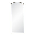 Sabine wall mirror by Renwil, stainless steel, dark antique bronze finish
