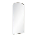 Sabine wall mirror by Renwil, stainless steel, dark antique bronze finish