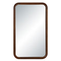 Salvia wall mirror by Renwil, mimosaceae wood, walnut finish