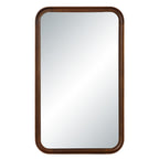 Salvia wall mirror by Renwil, mimosaceae wood, walnut finish