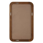 Salvia wall mirror by Renwil, mimosaceae wood, walnut finish