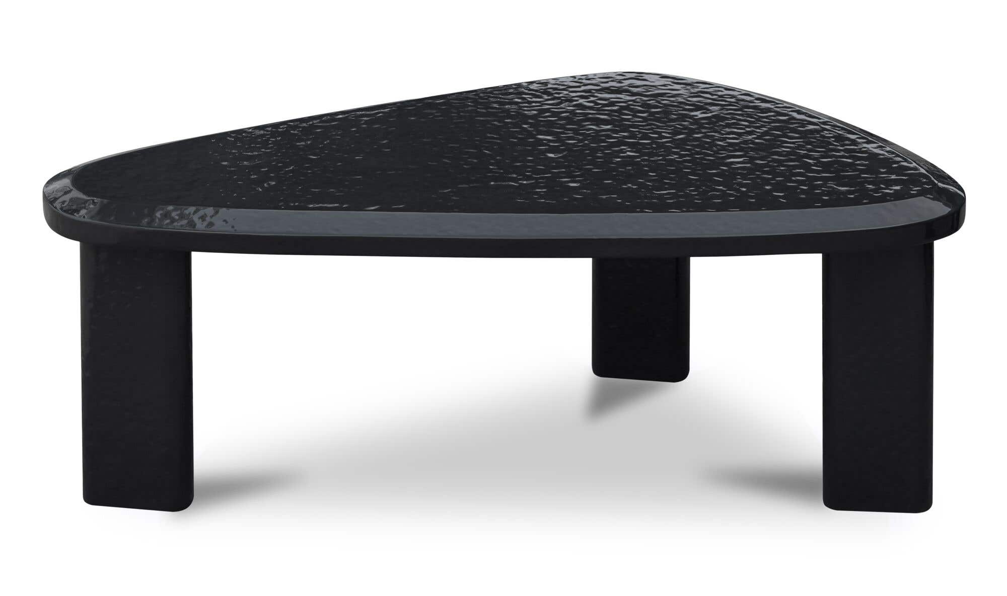 Sophie Outdoor Nesting Coffee Tables Charcoal Lacquer view 3