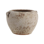 Severn vase by Renwil, terracotta, antique beige, hand-finished