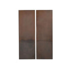 Smith wall decor set of 2 by Moe's Home Collection, iron, aged bronze relief finish