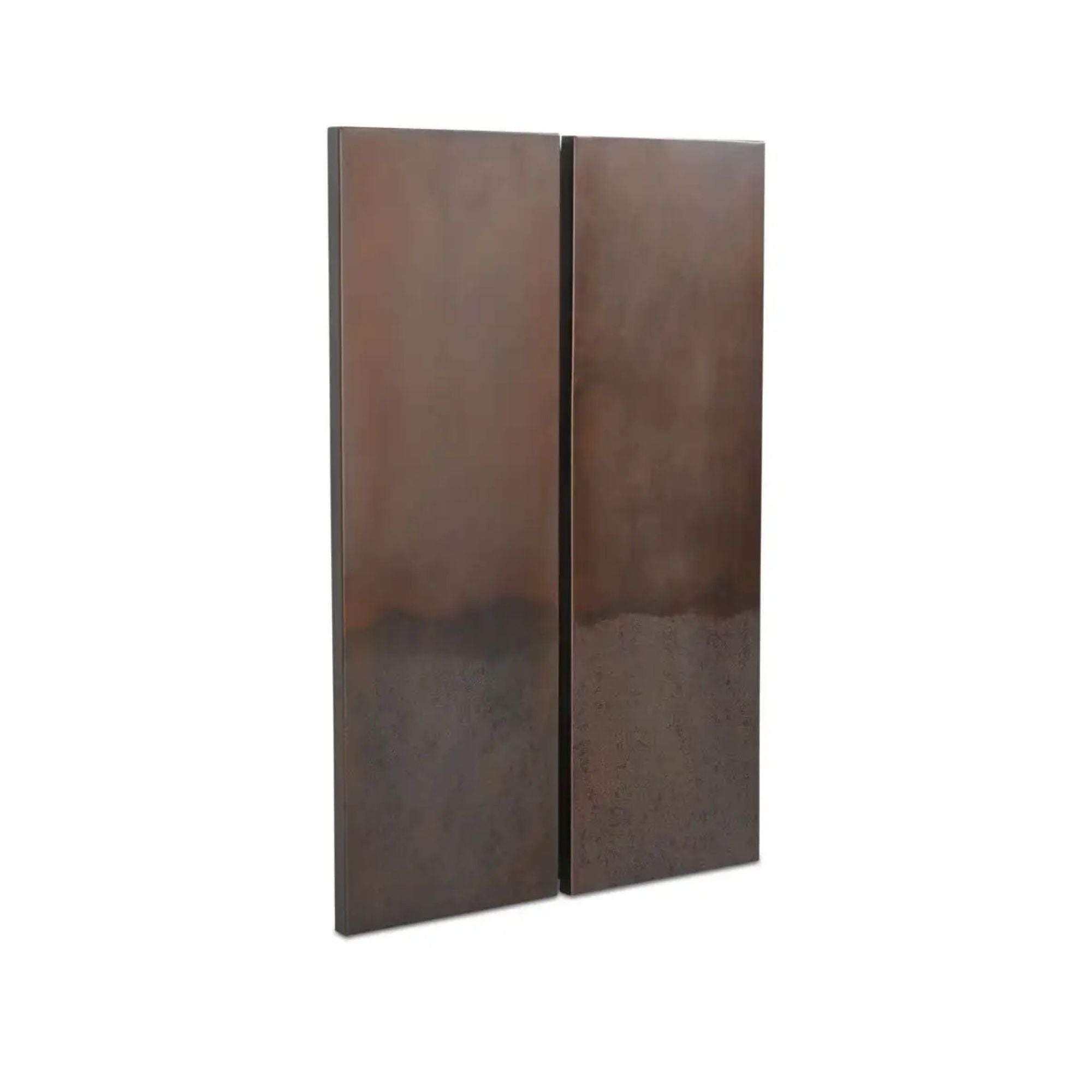 Smith wall decor set of 2 by Moe's Home Collection, iron, aged bronze relief finish