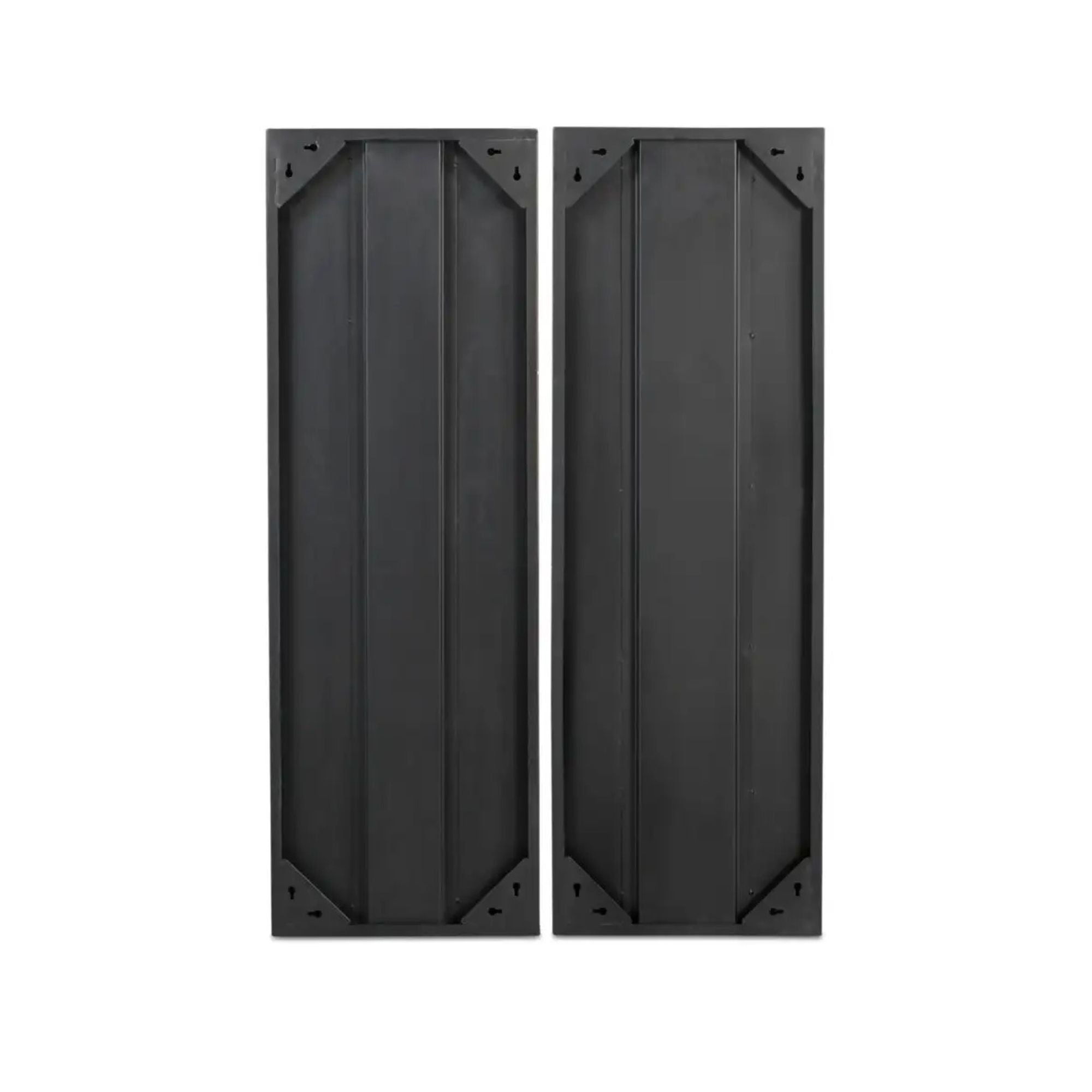Smith wall decor set of 2 by Moe's Home Collection, iron, aged bronze relief finish