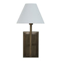 Solaria wall sconce by Renwil, iron, dark antique brushed brass finish
