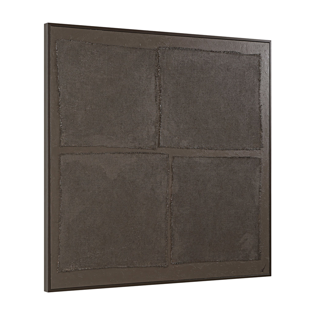 Sprice wall art by Renwil, wood, painted brown